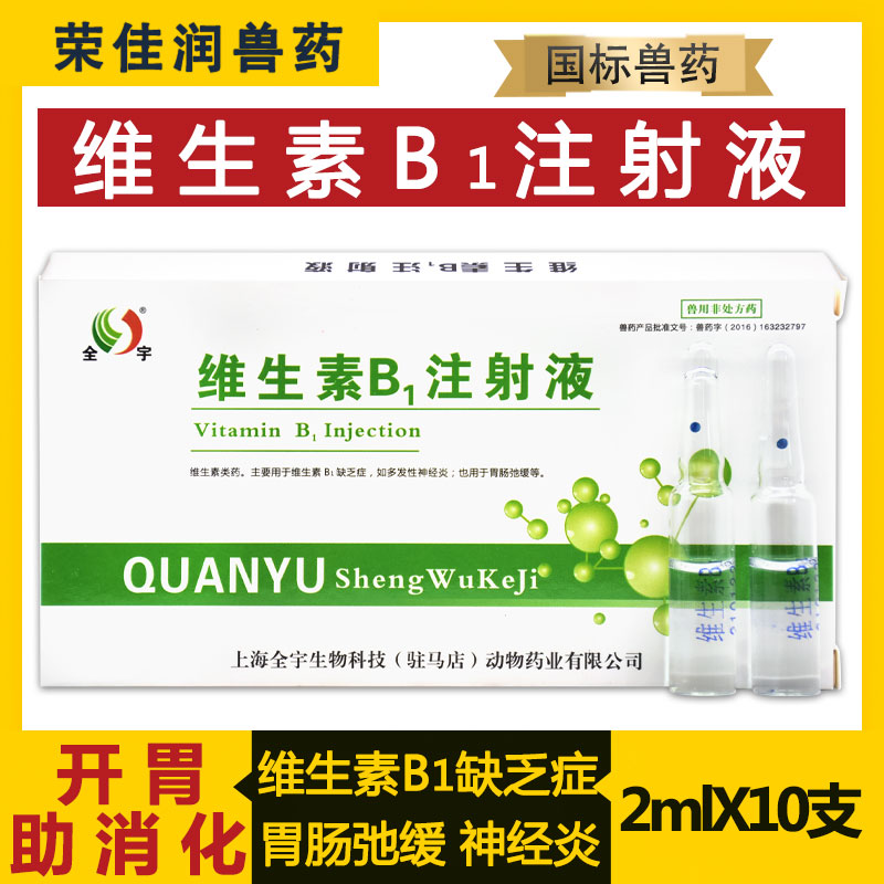 兽药维生素b兽用vb1针剂猫咪