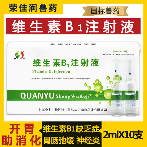 兽药维生素b兽用vb1针剂猫咪