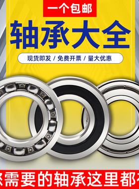 轴承型号大全内径10 12 15 16 20mm深沟球6201滚珠6204小微型6205