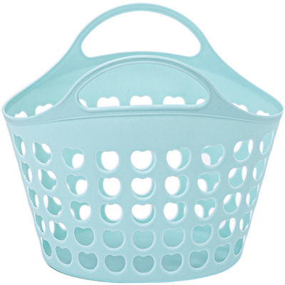 手提洗澡篮学生浴筐沐浴筐浴室用品塑料洗浴篮子洗漱用品收纳筐子
