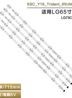 适用 LG 6573CMECA液晶电视背光灯条SSC_Y19_Trident_65UM73_S
