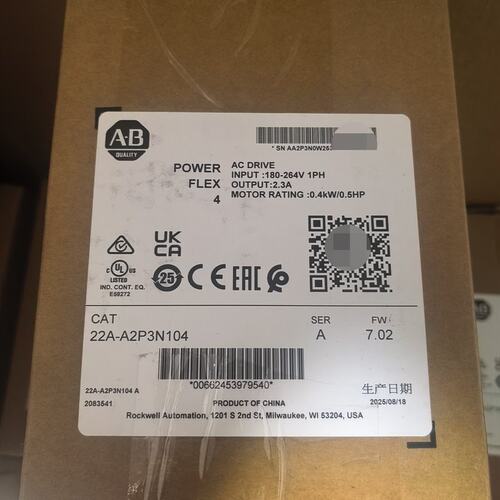 议价PowerFlex变频器22A-A2P3N10422AA2P3N10422AA2P3N104
