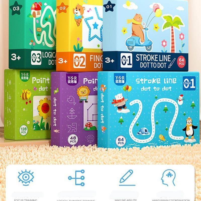 Children Montessori Toys Educational Math toys Drawing Table