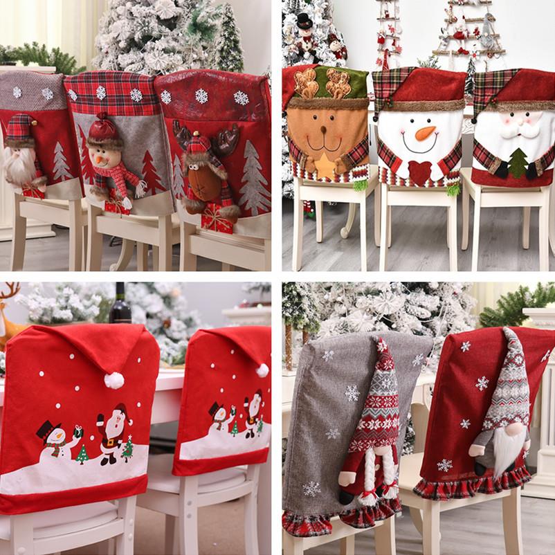 christmas decoration Christmas chair cover  圣诞椅子套
