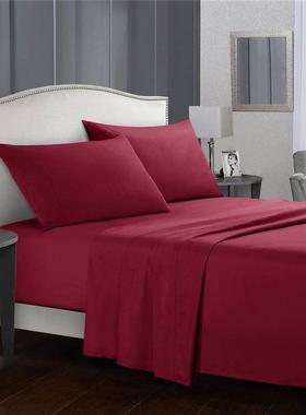 bed sheets cover 4 set bed sheet double king queen外贸四件套