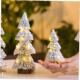 decoration Flocked 圣诞树 tabletop Christmas cedar tree