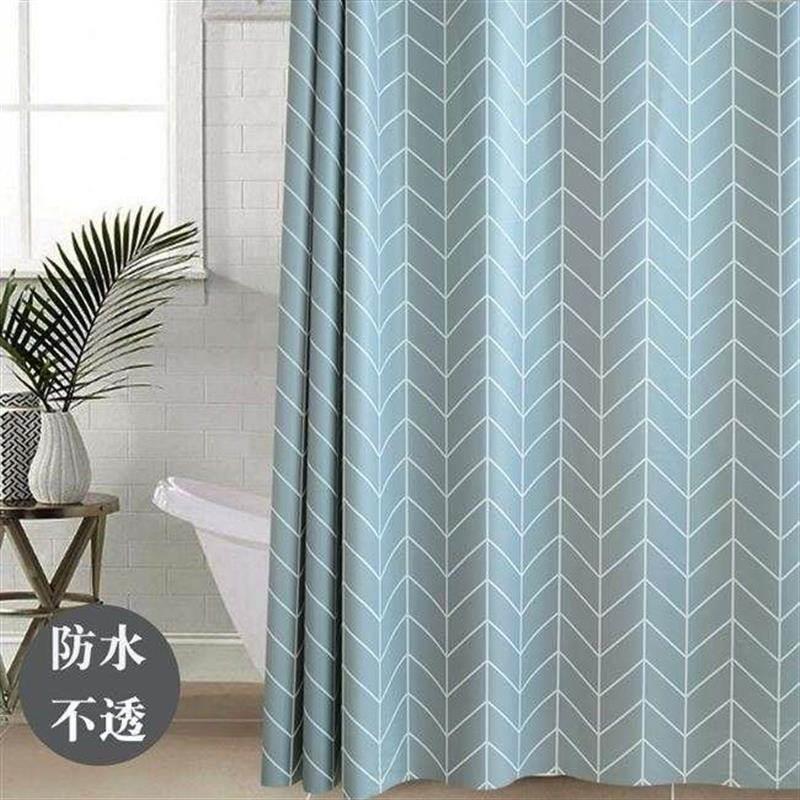 bath shower curtain with thick opaque curtain shading