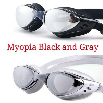 Myopia Swimming Goggles Pool Eyewear anti fog Swim Glasses