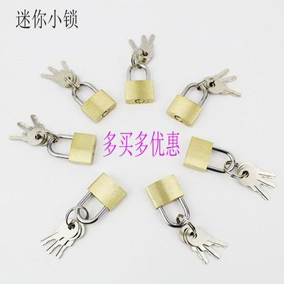 20mm Small Copper Lock Luggage Case Padlock Backpack Lock Ke