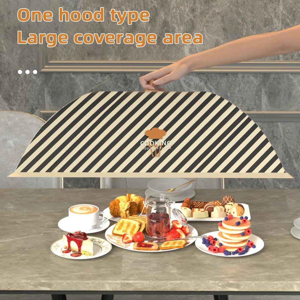 Portable Foldable Food Covers Umbrella Fine Mesh Breathable