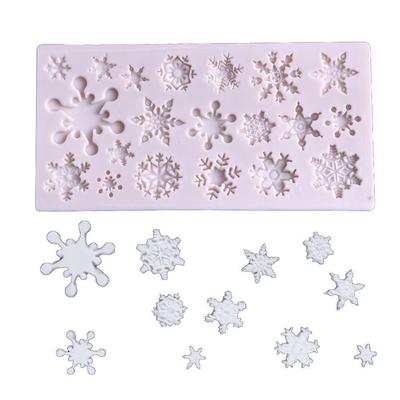 Christmas Silicone Snowflake Mold Cake Dessert Baking Mold D