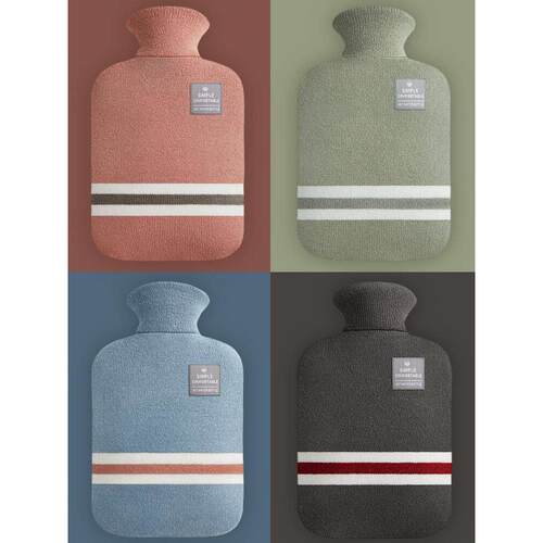 Rubber hot bottle safety anti-scalding warm water bag热水袋