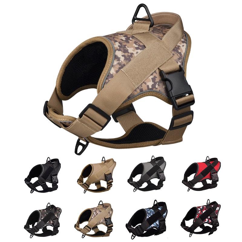 Dog Leash Explosion Proof Punch Reflective Pet Chest Harness