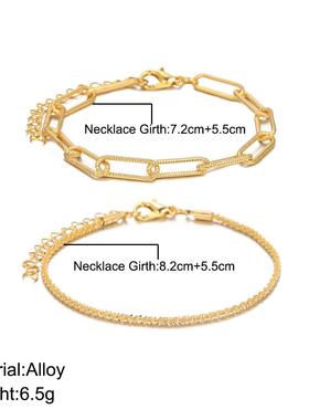 2 pieces bracelet set波光粼粼手炼女ins小众设计轻奢手炼2件套
