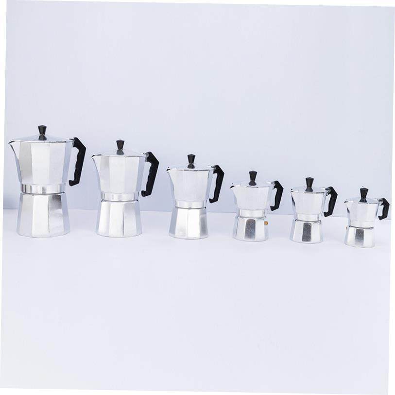 Aluminum Moka Pot Coffee Maker Octagonal Moka Coffee Maker