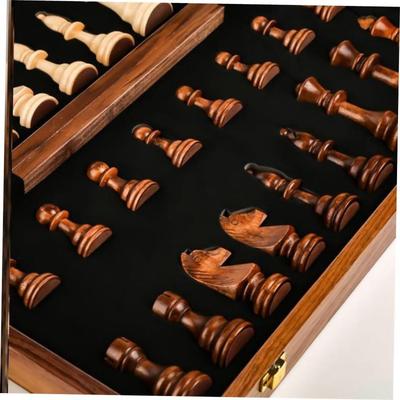 Chess solid wood high gradesuit large folding chessboard棋盘