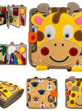 Quiet Book Montessori Baby Toys Felt Busy Book Kids