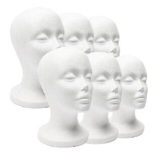 Foam Dummy Head Model Mannequin Head Female Male Hat