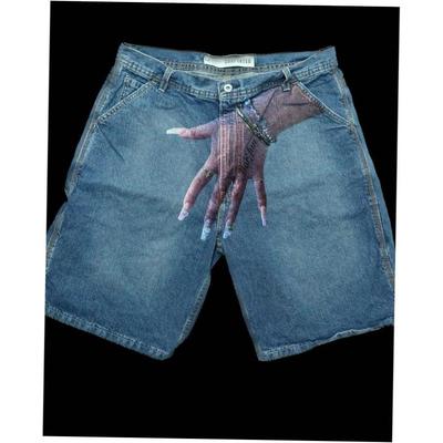 Y2K Shorts Pants Mens Harajuku Hip Hop Graphic Print Retro B