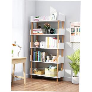 study student multi layer bookcase Bookshelf storage wooden