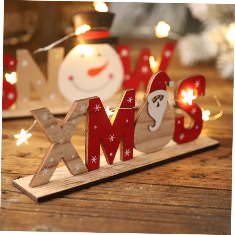 New Christmas decorations alphabet tabletop