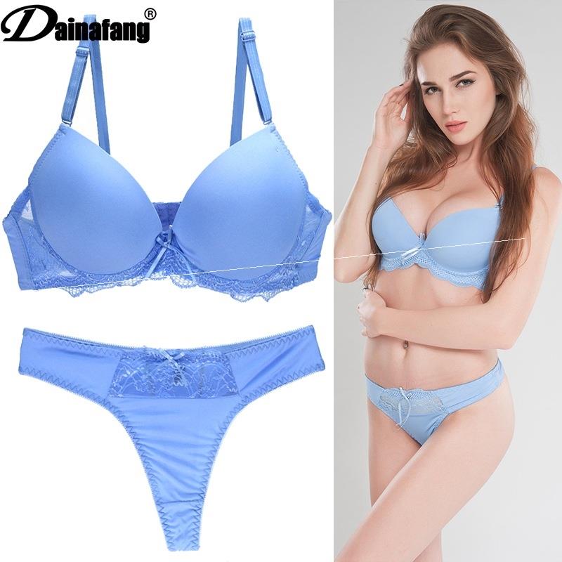 Sexy lace thong bra set plus size lingerie set 文胸套装