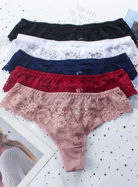 Lace Thong Women Panties Sexy Transparent Underwear Lingere