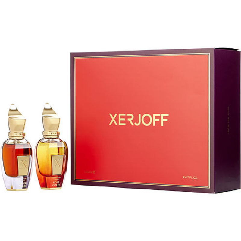 XERJOFF希爵夫香水套装（蜜金琥珀50ml+金色玫瑰50ml）EDP