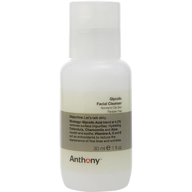 --Anthony; cleanser; Glycolic Facial Cleanser--1oz