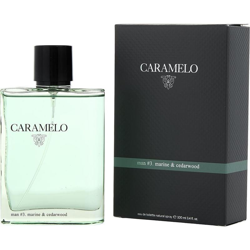 CARAMELO MAN#3 MARINE& CEDARWOOD; EDT SPRAY 3.4 OZ