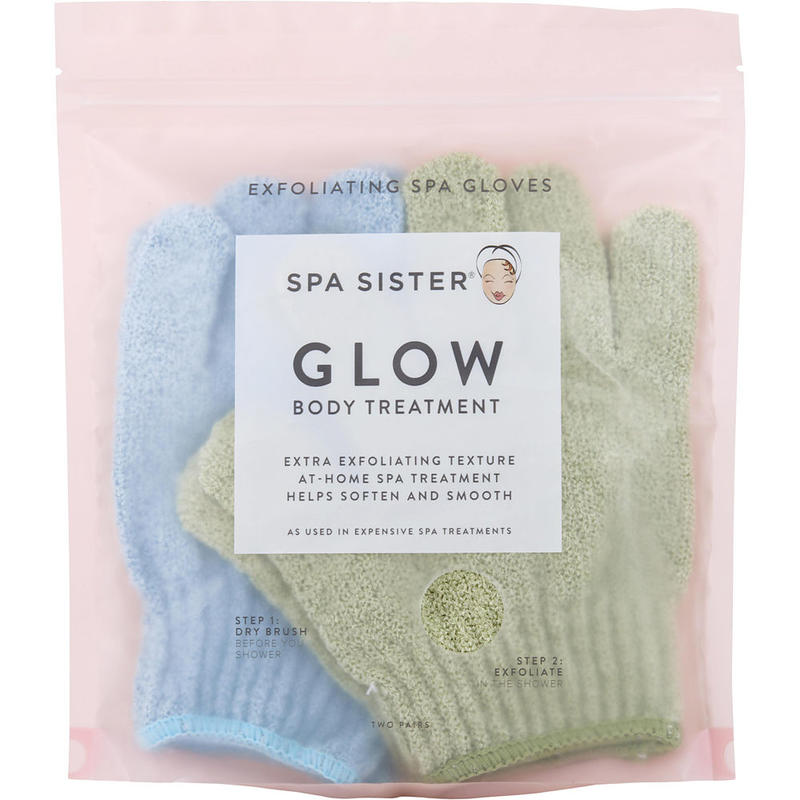 ---SPA ACCESSORIES; SPA SISTER TWIN EXFOLIATING GLOVES TRE 美容护肤/美体/精油 身体磨砂 原图主图