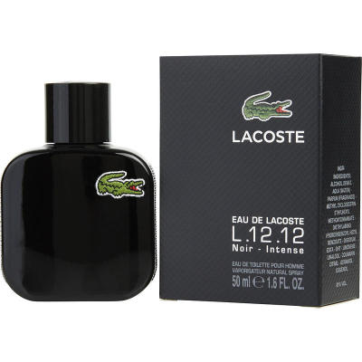 LACOSTE 鳄鱼 12.12黑色男士淡香水 EDT 50ml