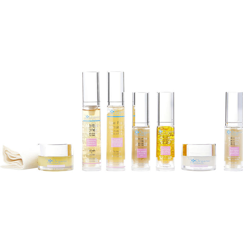 --The Organic Pharmacy; gift set; Essential Skincare Kit: