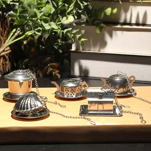 恏帮嘉懒人泡茶过滤神器办公室挂杯茶漏球可爱迷你小号不锈钢茶滤