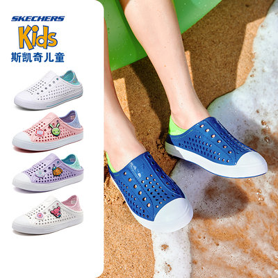 skechers斯凯奇夏洞洞鞋凉鞋