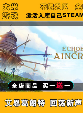 艾恩葛朗特 回荡新声Steam游戏激活入库国区全球区CDK全DLC在线玩