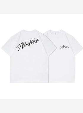 SWAG MOB 纯棉美式嘻哈街头复古短袖T恤情侣款