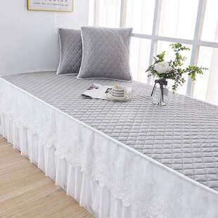 蕾丝垂边公主风飘窗垫窗台垫主卧室可裁剪简约盖布可机洗2025新款