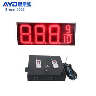 加油站LED油价牌LED油价屏18寸8.889户外数字屏出口西佛吉尼亚