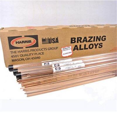 哈里斯BLOCKADE铂K铜合金焊条BCuP-9磷铜焊条自带焊剂铜焊条