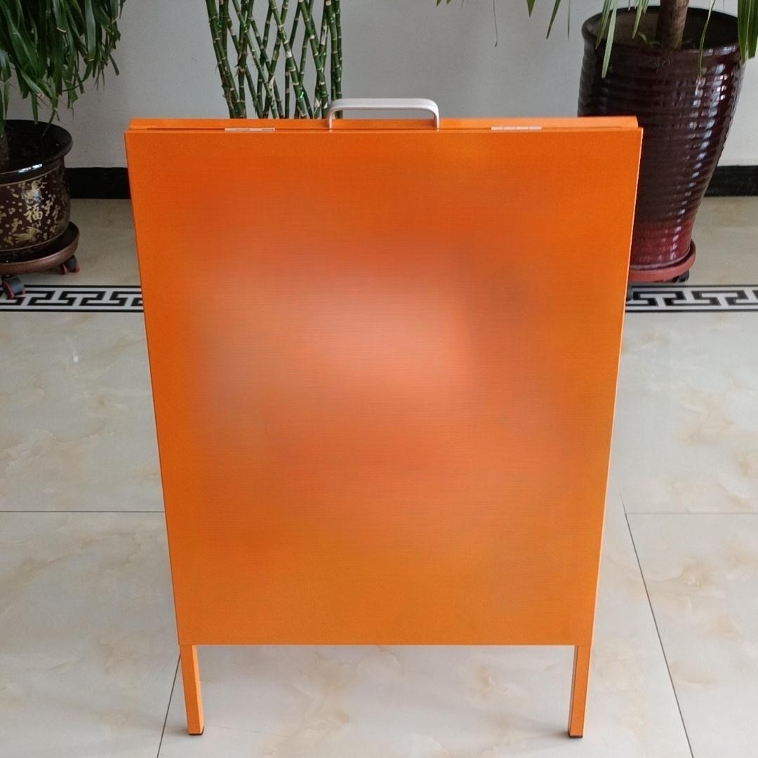 户外防风UV双面铁A型展架立牌