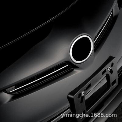 适用于PRIUS30系机盖饰条改装普锐斯前脸中网机盖亮片防刮蹭擦条