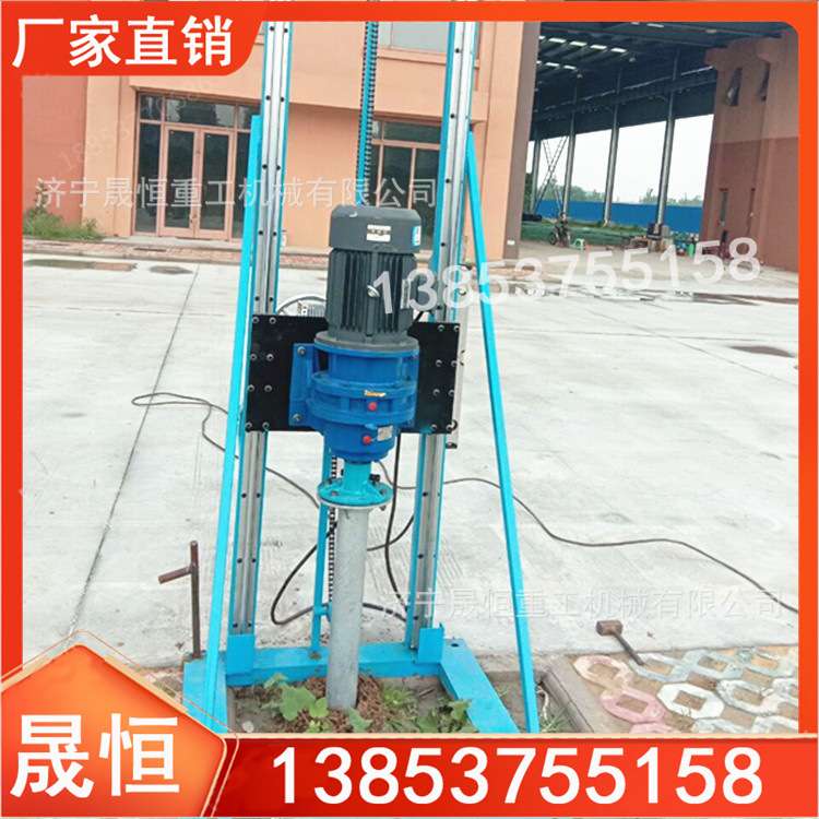 光伏桩钻孔 小型架子式螺旋挖坑机 便捷式可移动电线杆树洞钻孔机