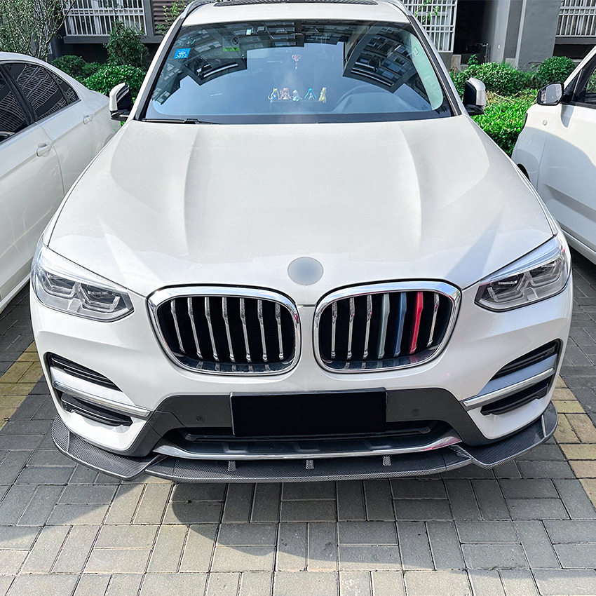适用宝马BMW X3 G01前期豪华版 2018-2021前唇前铲扰流板包围改装