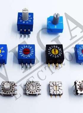 8421BCD码旋转编码开关原厂直销，专业生产，DIP拨码开关款式齐全