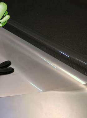 弱溶剂透明玻璃贴油性可喷透明膜透明车身贴pvc背胶GLORY可移胶