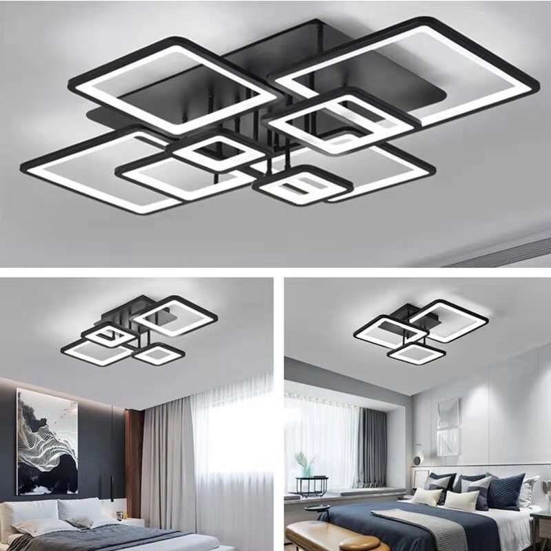 客厅灯2022年新款全屋套餐灯具简约现代大气长方形卧室LED吸顶灯