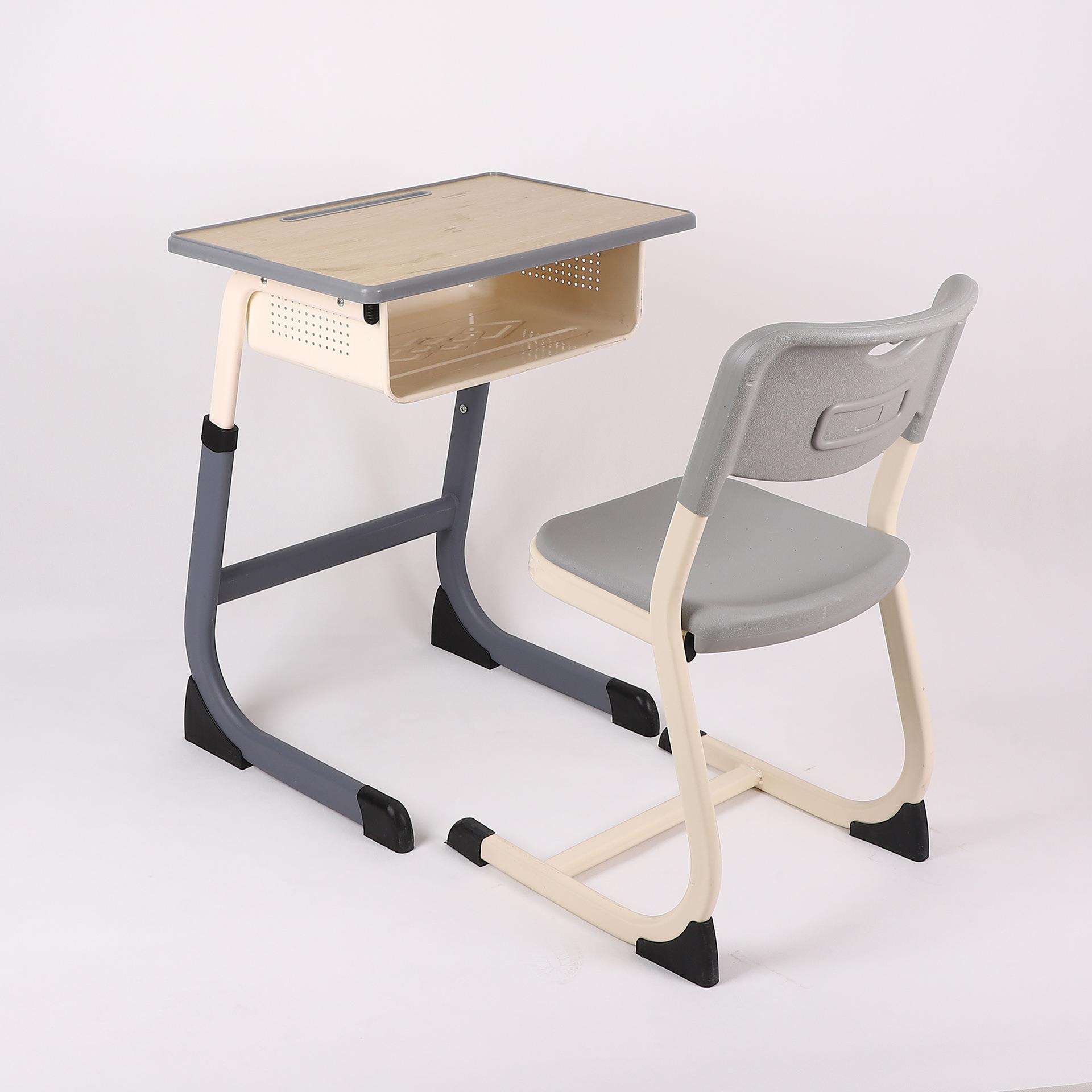 儿童学习桌中小学生教室课桌椅培训辅导班学校加厚托管班桌椅