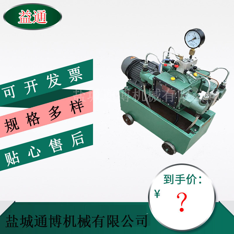 便携测压双缸容器打压机 DSY电动试压泵 容器锅炉测压设备