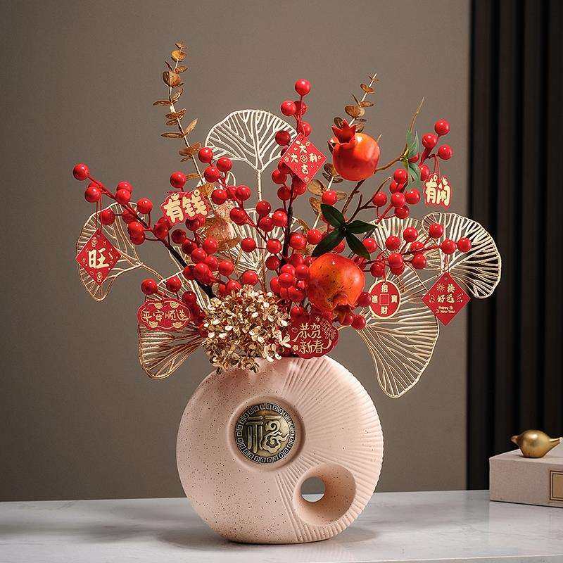 2025蛇年新年氛围装饰客厅平安喜乐花瓶开业招财摆件发财果福桶,畜牧/养殖物资,畜牧/养殖器械,淘宝优惠券,粉丝福利购,淘宝优惠卷